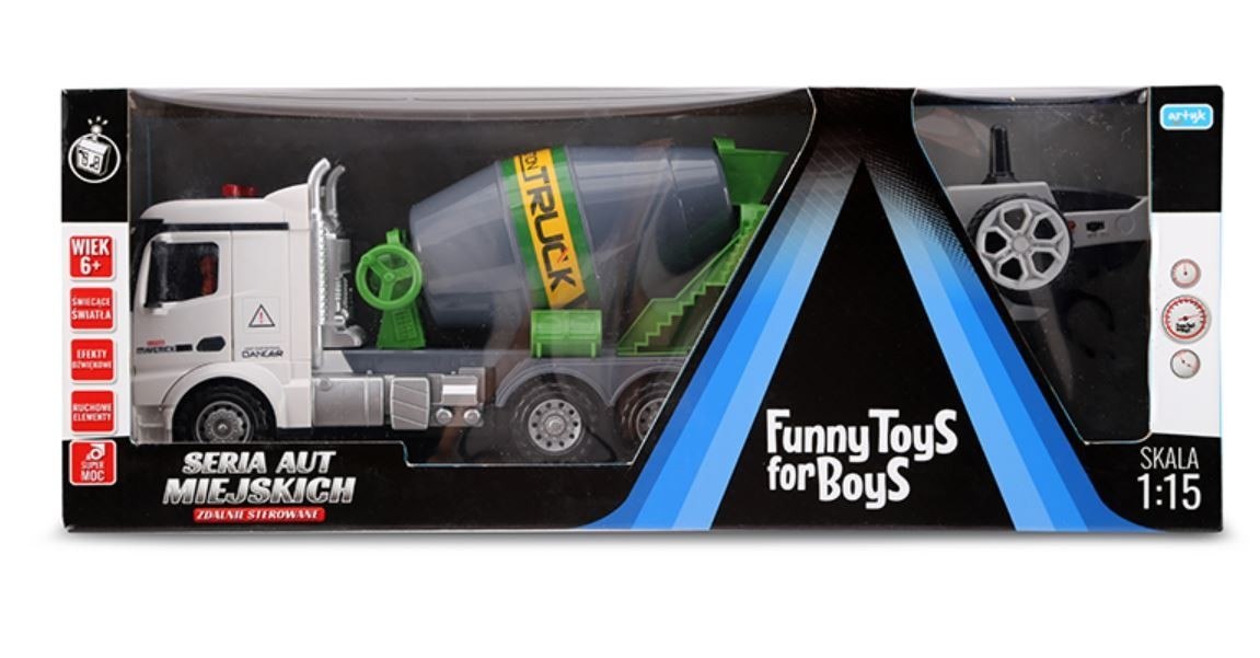 City car Mezclador de concreto con control remoto R / C Juguetes divertidos para niños